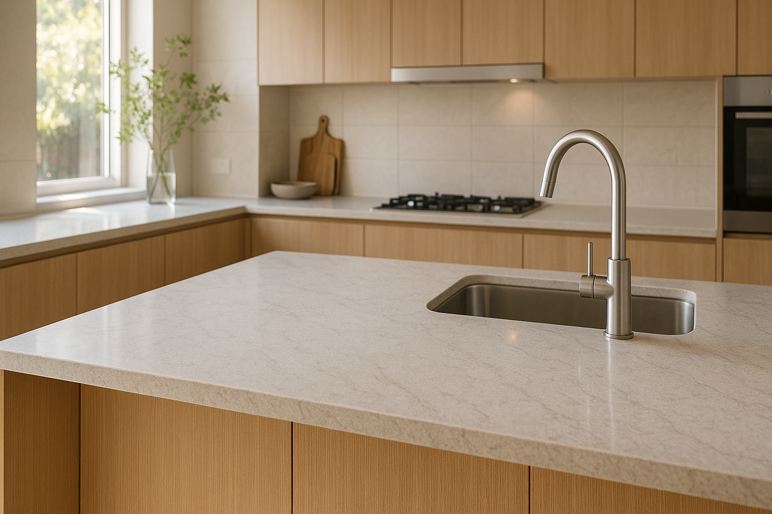 Essastone Verona Mist Benchtops – SEQ Stone Gold Coast & Brisbane